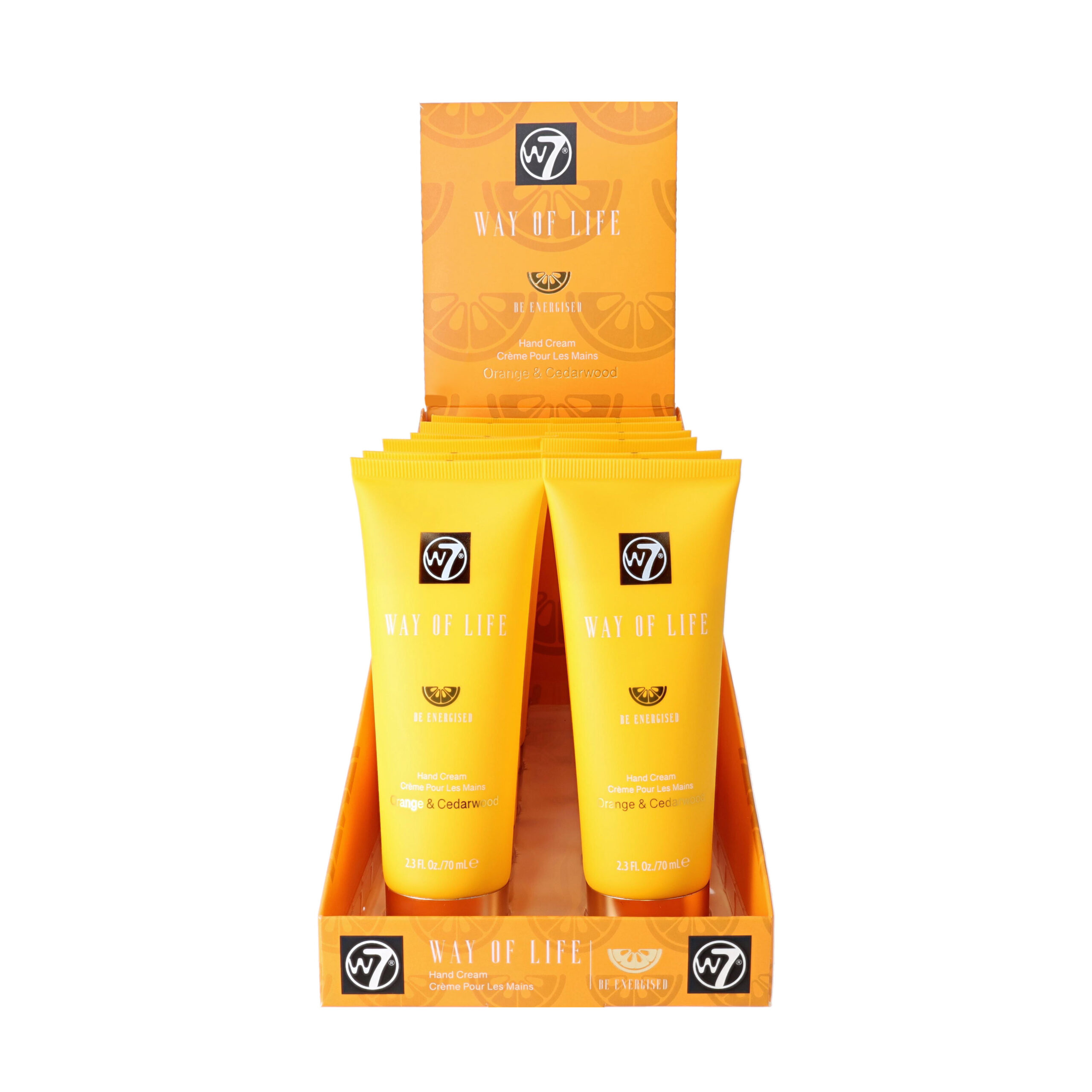 Way Of Life Hand Cream Be Energised Display