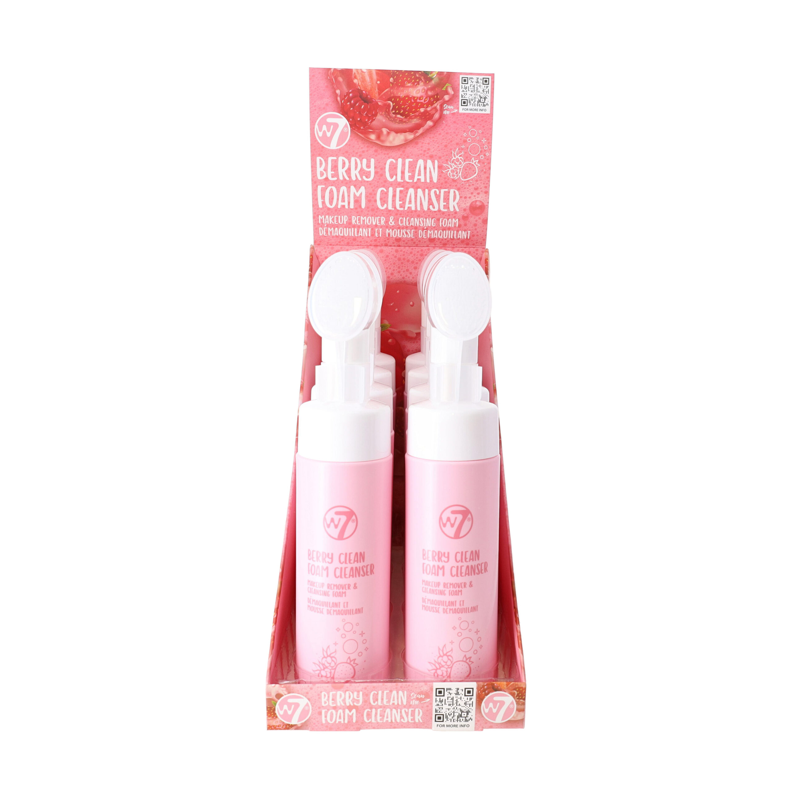 Berry Clean Foam Cleanser Display