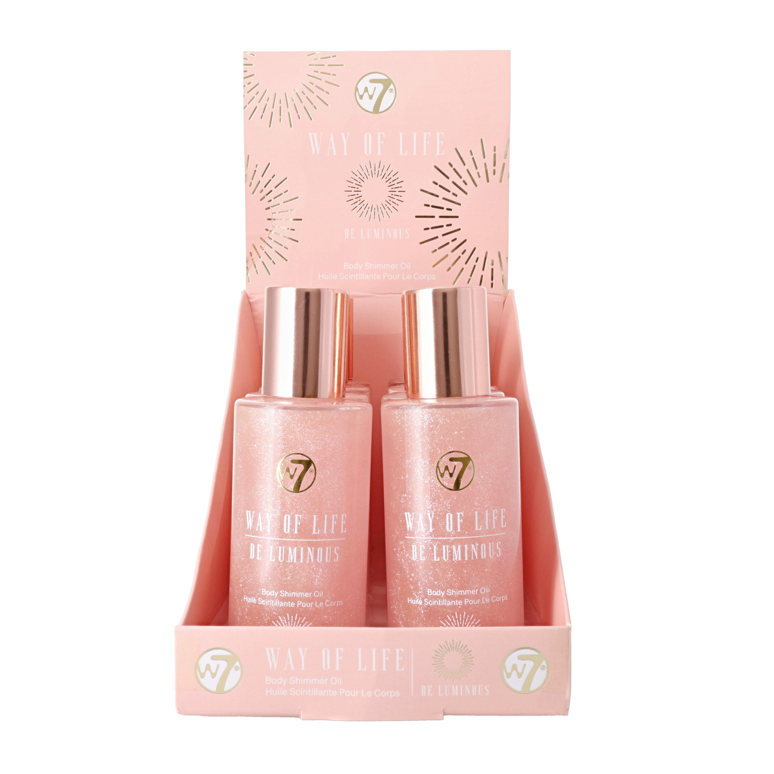 Way Of Life Be Luminous Body Shimmer Oil Display