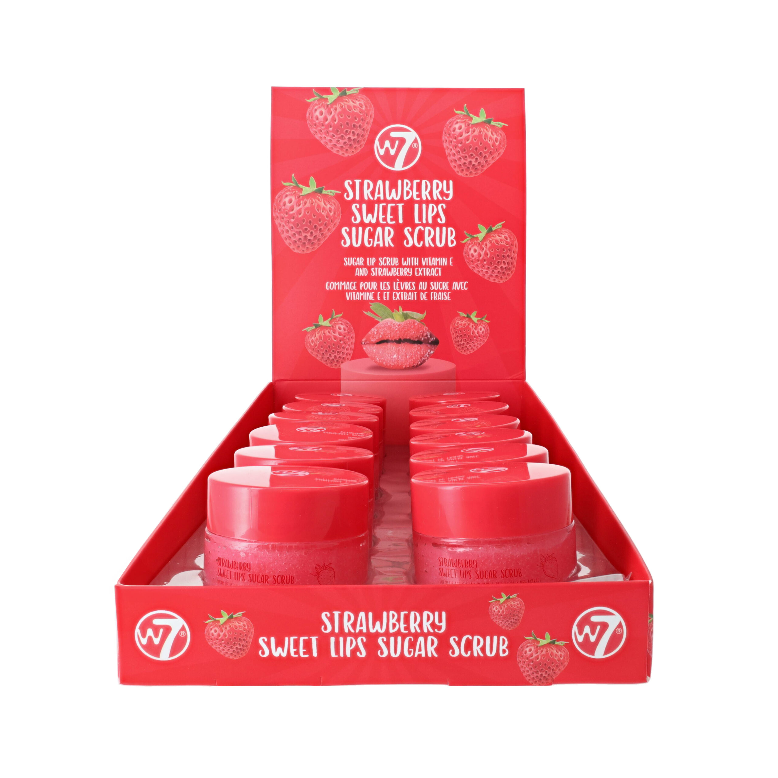 Strawberry Sweet Lips Sugar Scrub Display