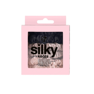 Silky Knots 6 Hair Scrunchies Original