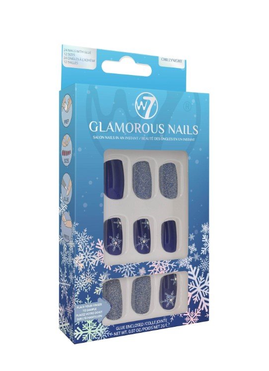 Glamorous Nails Chilly Night