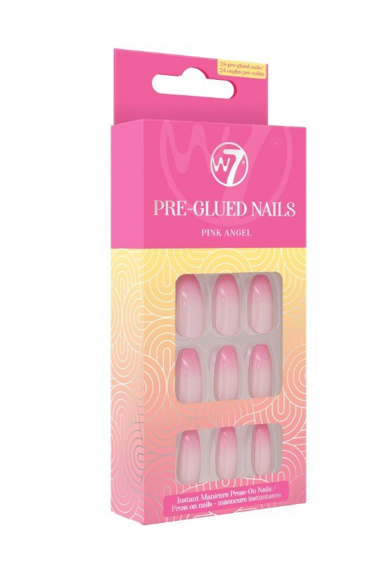 Pre glued Nails Pink Angel