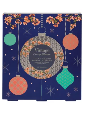 Vintage Cherry Blossom Luxury Toiletry Advent Calendar