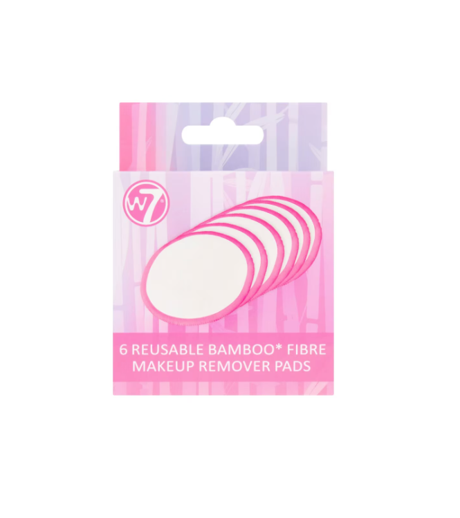 6 Reusable Bamboo Fibre Make Up Remover Pads