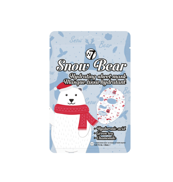 Snow Bear Sheet Face Mask