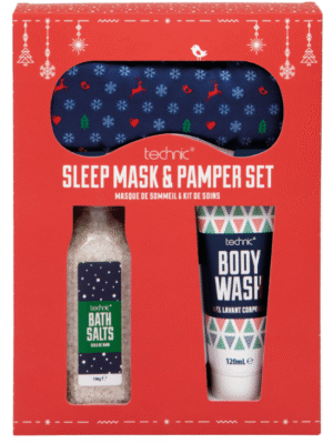 Christmas Novelty Sleep Mask & Pamper Set
