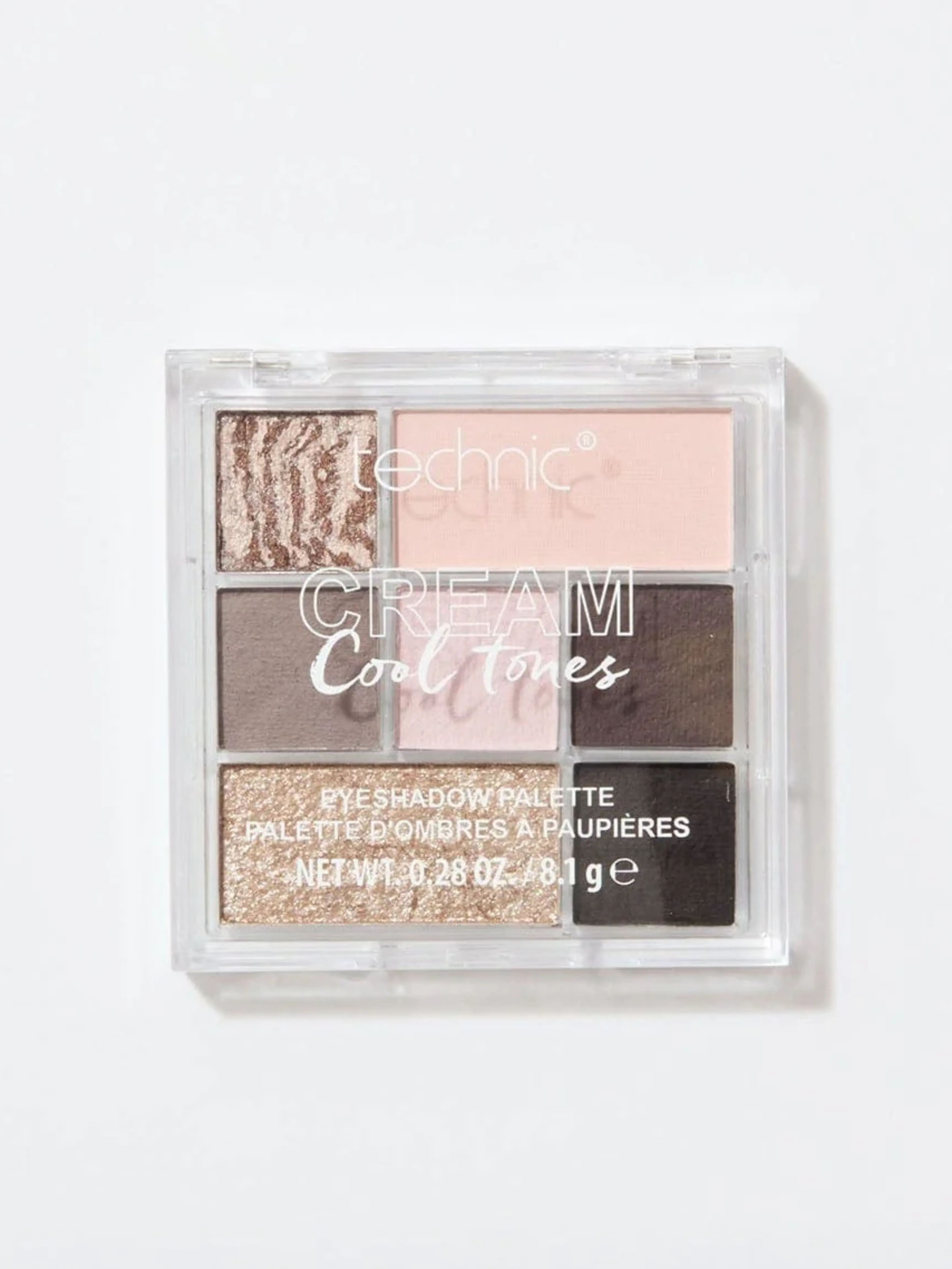 Technic Cream Eyeshadow Palette - Cool Tones