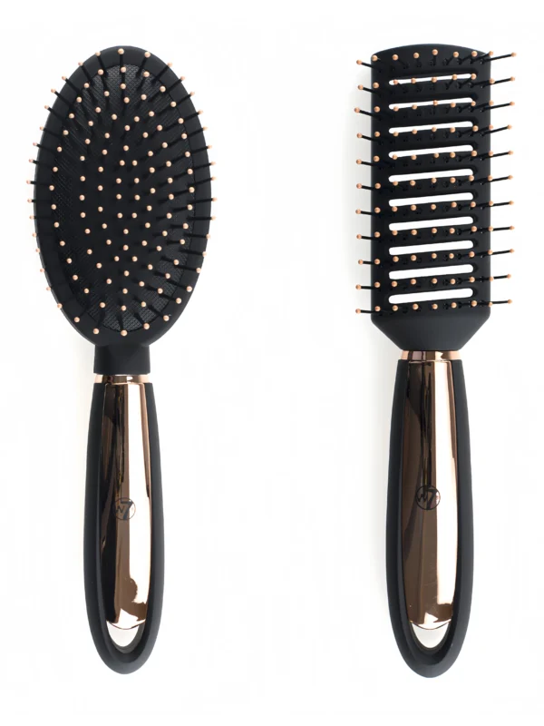 Dynamic Duo Silver Professional Hair Brush Set