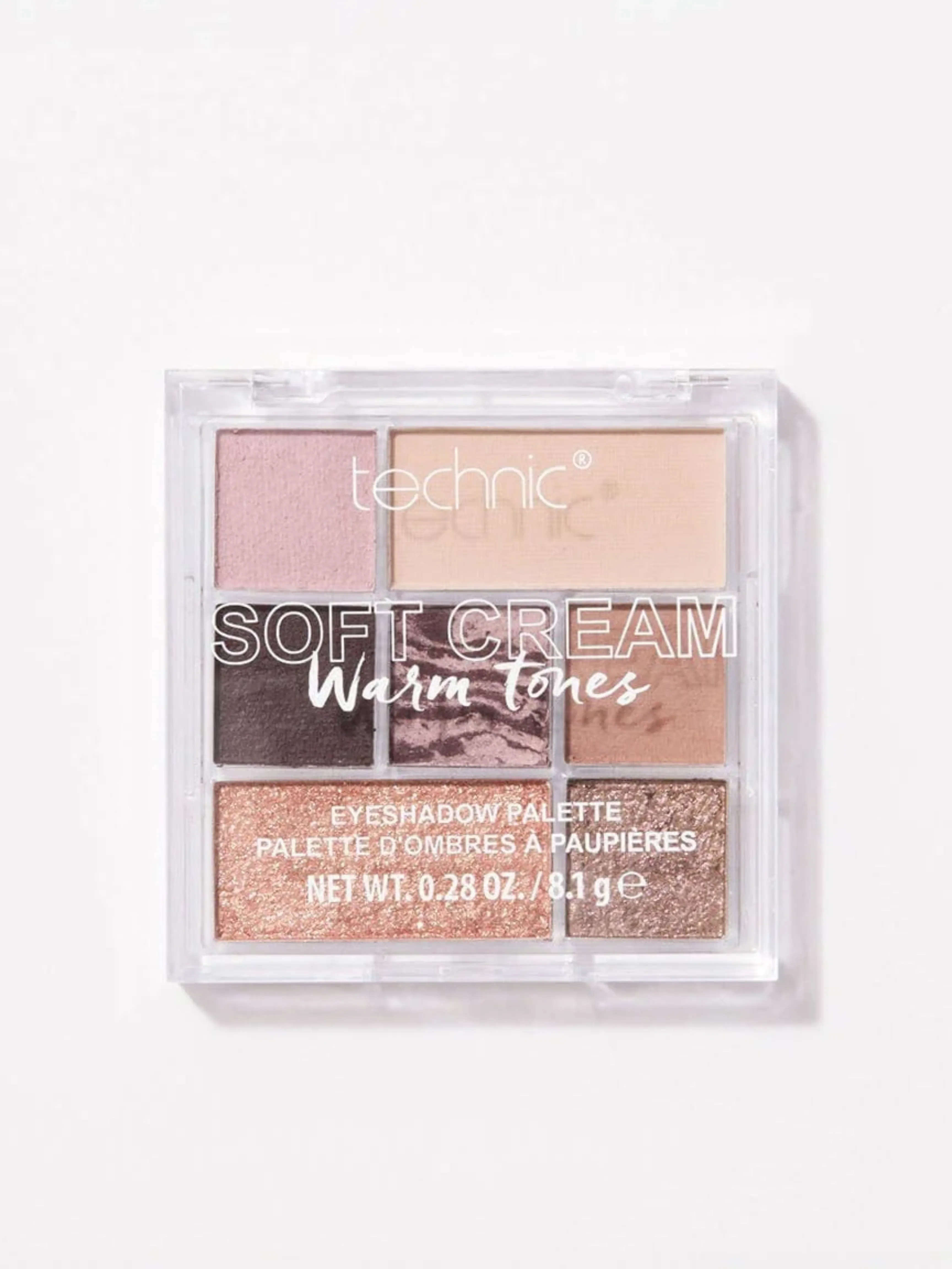 Technic Cream Eyeshadow Palette - Warm Tones