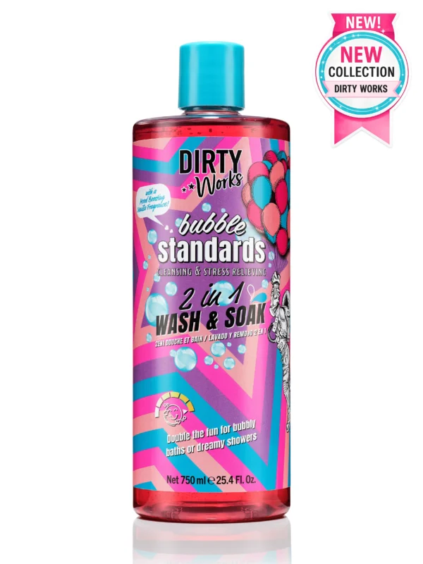 Dirty Works Bubble Standards 2in1 Wash & Soak 750ml