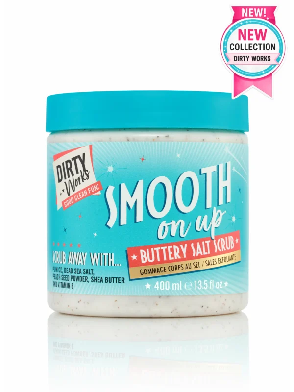Dirty Works Smooth On Up Buttery Salt Scrub 400ml