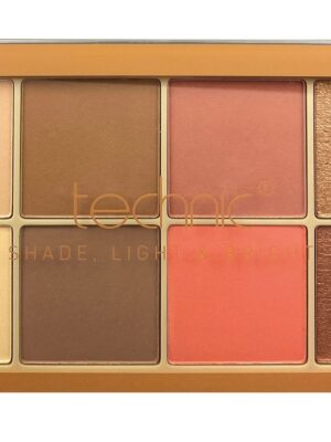 Technic Shade, Light & Bright Contour, Blush And Highlight Palette