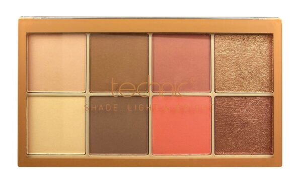 Technic Shade, Light & Bright Contour, Blush And Highlight Palette